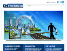 Tablet Screenshot of beyond-search.com